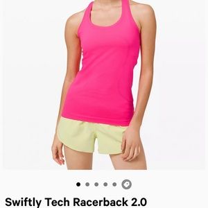 Brand NWT Hot Pink Swiftly Tech Racerback 2.0